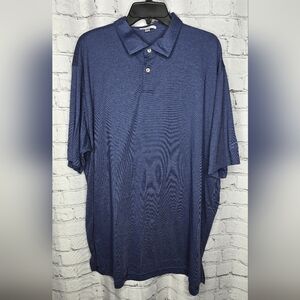 Men's Peter‎ Millar Blue Polo Shirt Size XXL